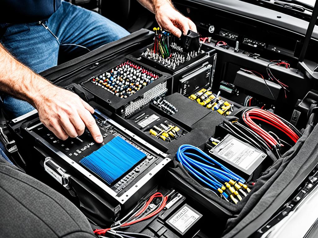 installing car audio gear